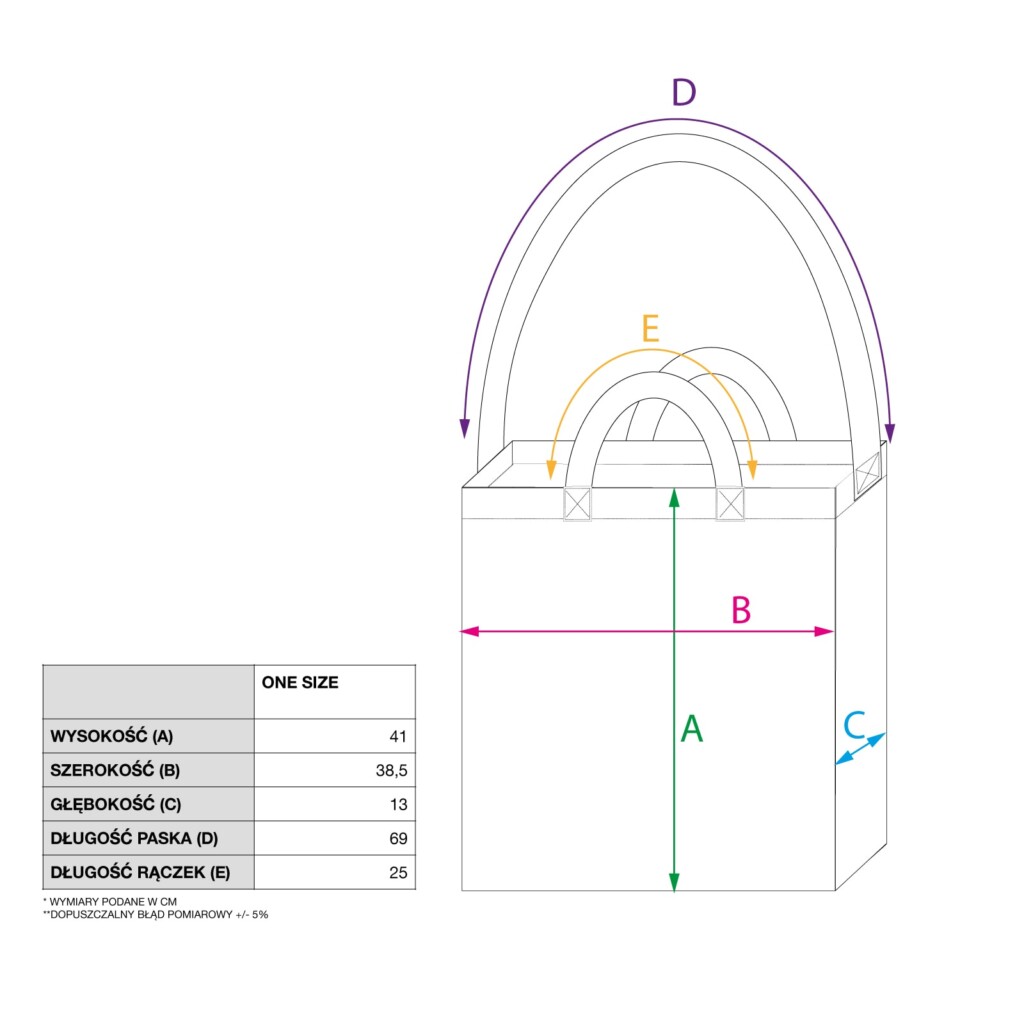 torba wymiary Spadiora