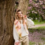 jedwabna apaszka kamuflaz spadiora