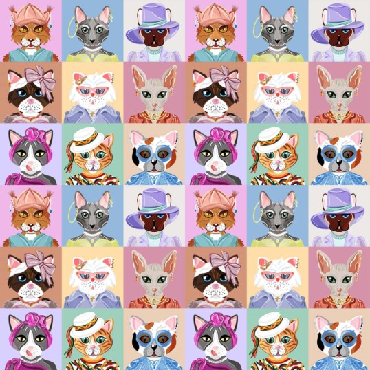 koty jedwabne akcesoria twilly