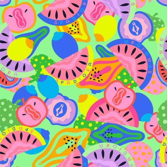 soczysta jedwabne akcesoria wzór Spadiora