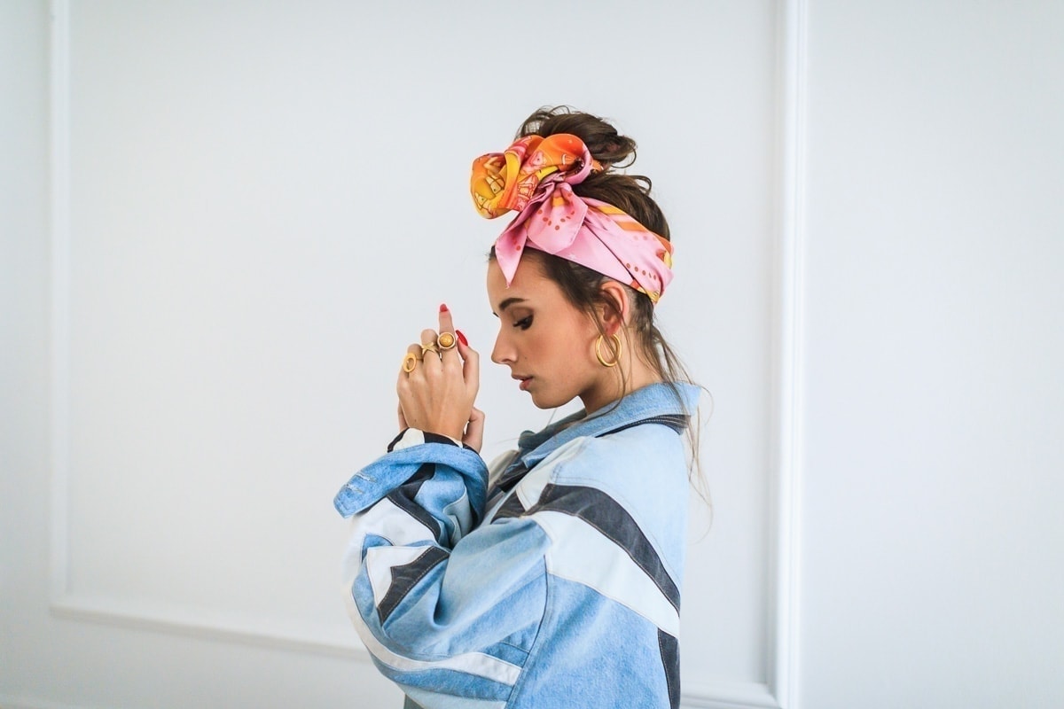 Apaszka jedwabna Spadiora Macierzyństwo 4