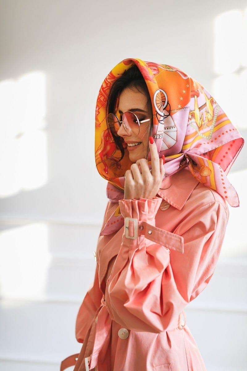 Apaszka jedwabna Spadiora Macierzyństwo 1