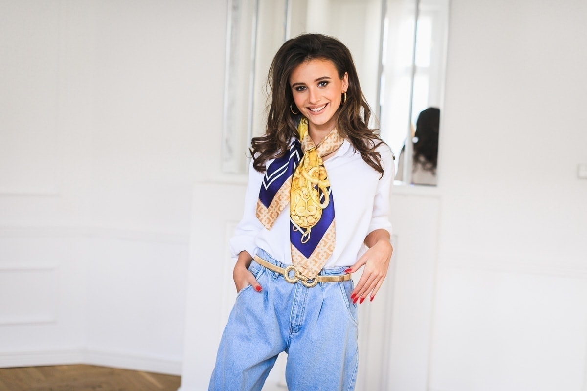 Apaszka jedwabna Spadiora Bogactwo 1