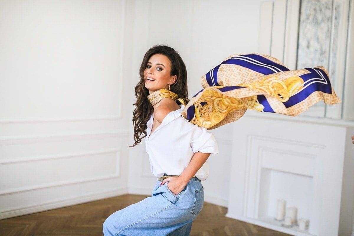 Apaszka jedwabna Spadiora Bogactwo 3