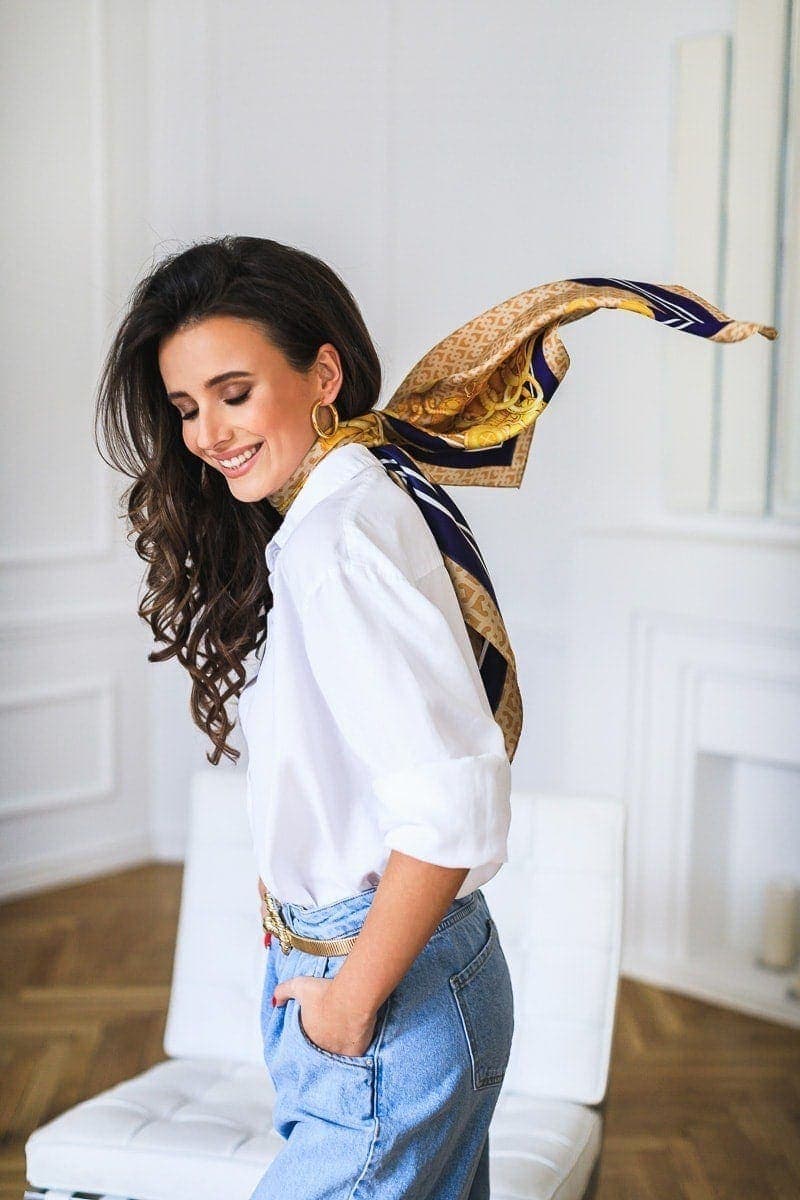 Apaszka jedwabna Spadiora Bogactwo 4