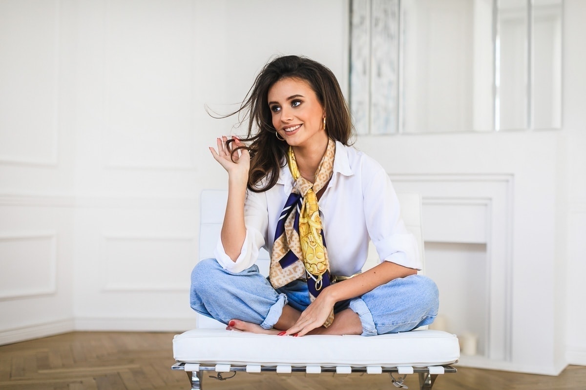 Apaszka jedwabna Spadiora Bogactwo 2