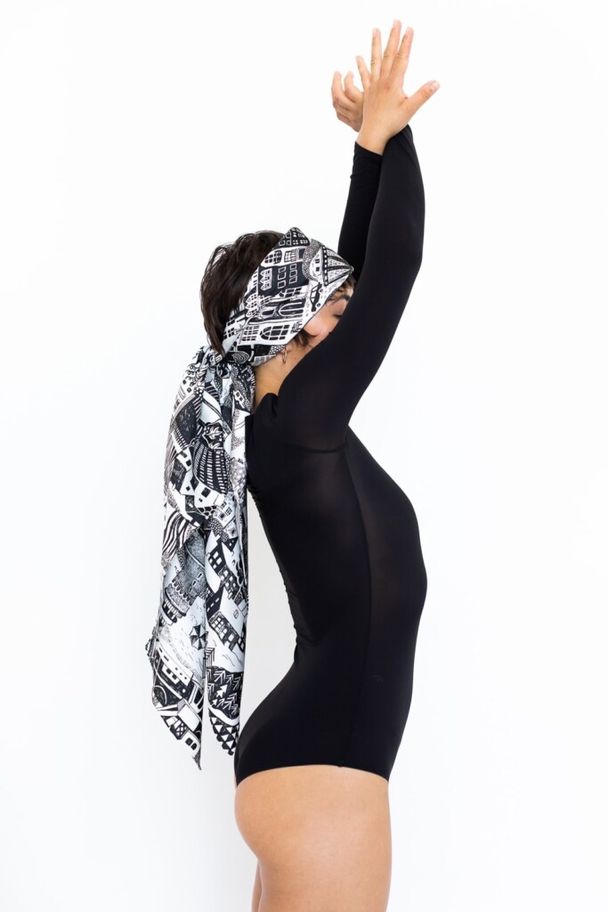 apaszka jedwabna Spadiora Mój Kraj 140x140