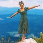 Apaszka jedwabna Spadiora Mój Kraj Marta Lech-Maciejewska