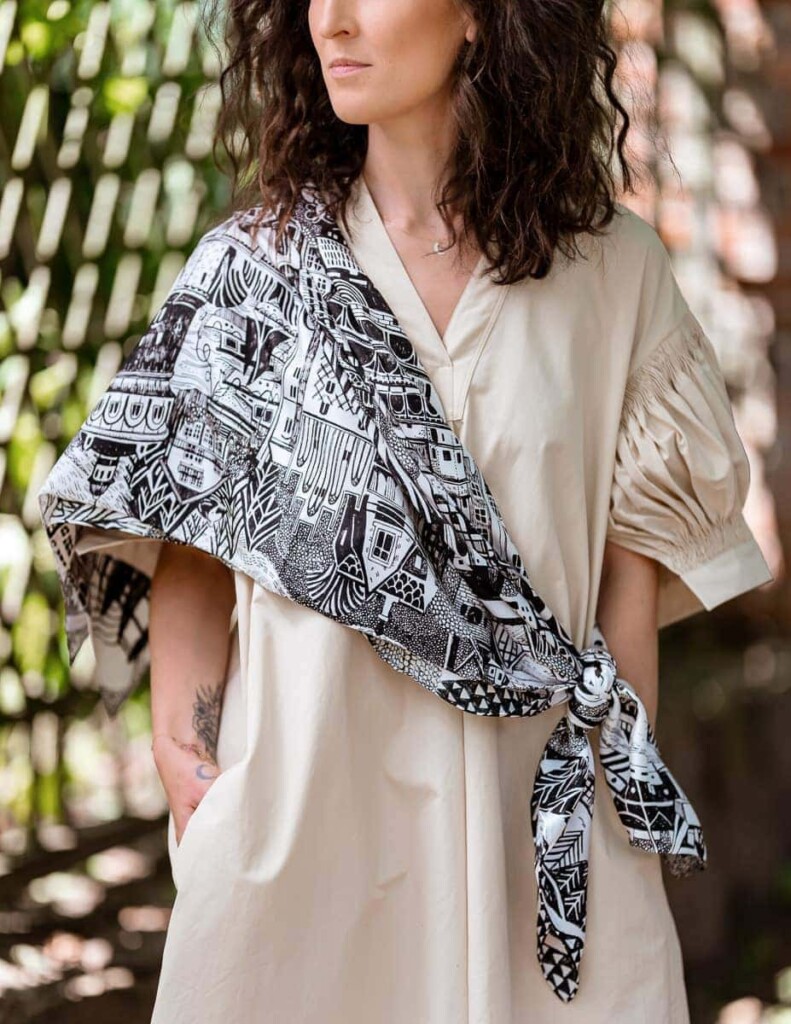 Apaszka jedwabna Spadiora Mój Kraj 1