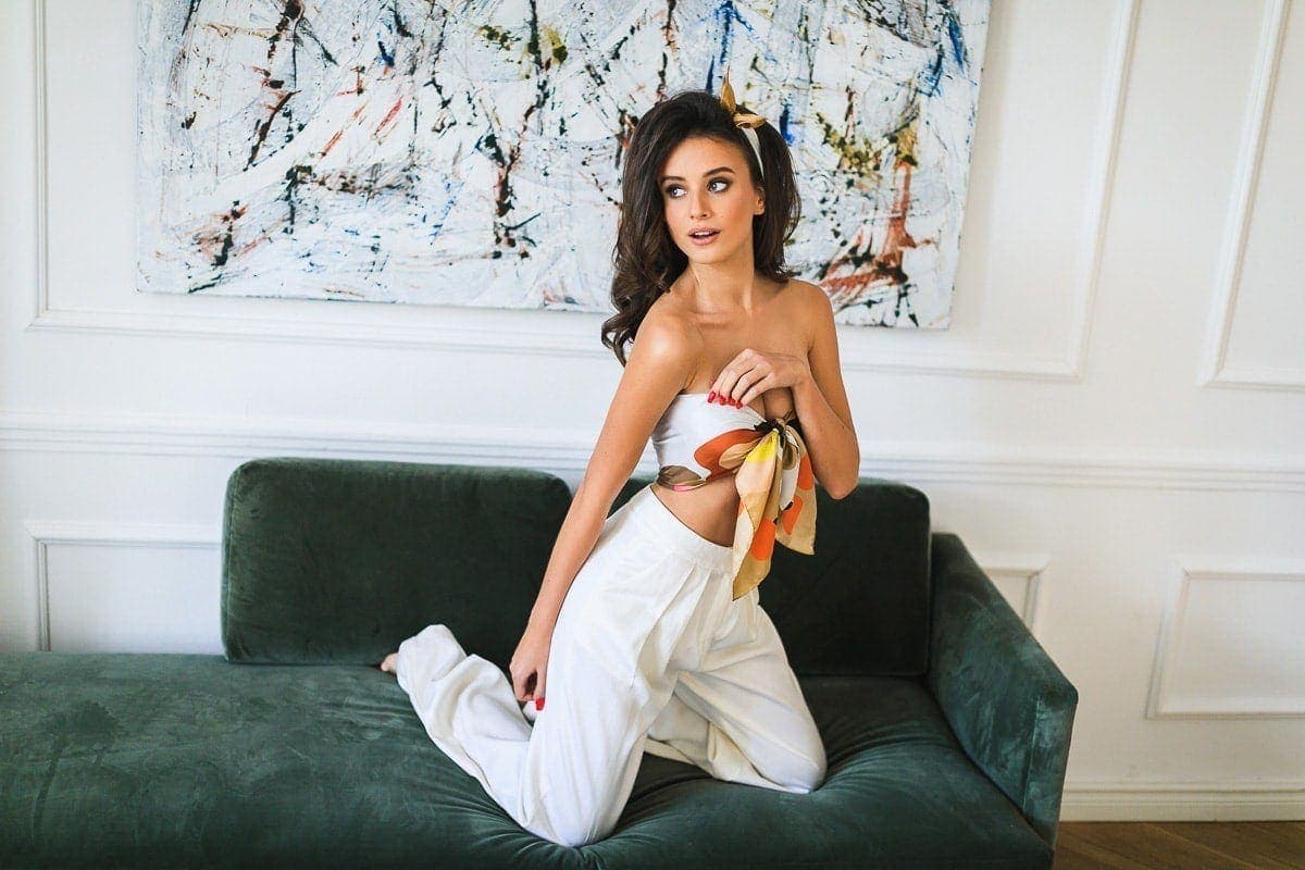 Apaszka jedwabna Spadiora Kobiecość 4