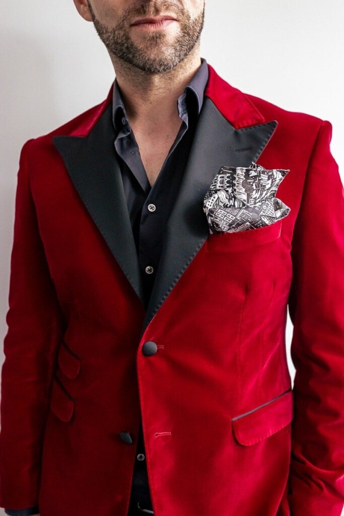 jedwabna poszetka męska Spadiora "Mój Kraj"