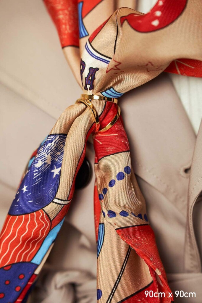 cyrk pierścienica jedwabna apaszka Marta