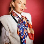 apaszka jedwabna spadiora Cyrk węzeł