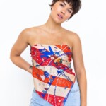 apaszka jedwabna Cyrk 90x90 Spadiora