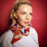 apaszka jedwabna spadiora cyrk pod szyję