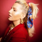 apaszka jedwabna Spadiora Cyrk kitka