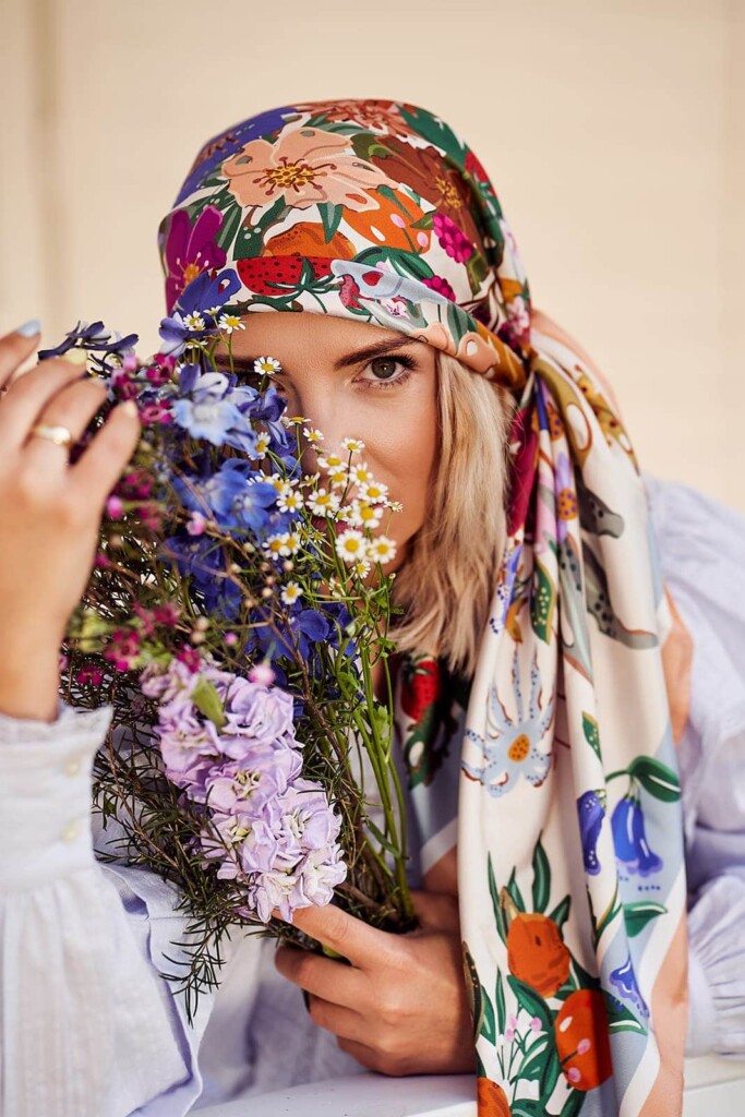 piratka jedwabna apaszka Dojrzałość Marta