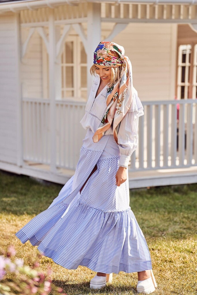 jedwabna apaszka Spadiora Dojrzałość Marta