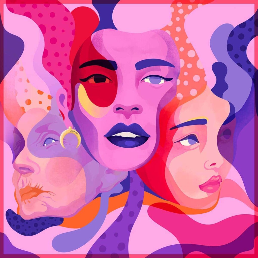 Międzypokoleniowa apaszka jedwabna Spadiora