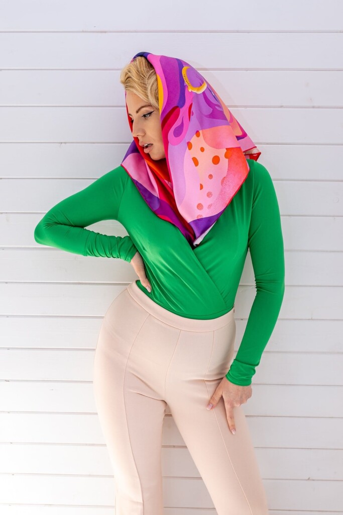 Spadiora apaszka jedwabna Międzypokoleniowa