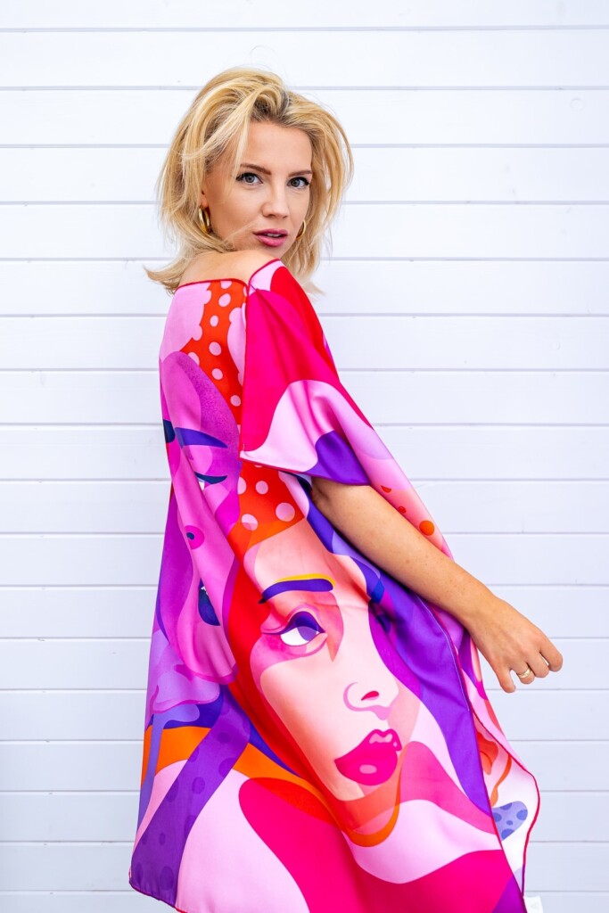 Międzypokoleniowa jedwabna tunika Spadiora