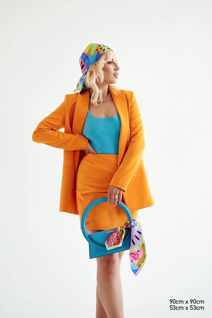 apaszka jedwabna Spadiora soczysta