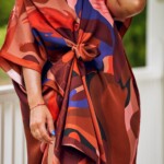 Żywioły jedwabna tunika Spadiora