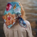 apaszka Spadora jedwabna Ocean 2.0