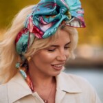 Spadiora Ocean 2.0 jedwabna apaszka