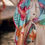 apaszka jedwabna Spadiora ocean 2.0