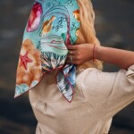 Ocean 2.0 Spadiora jedwabna apaszka