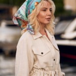 Ocean 2.0 jedwabna apaszka Spadiora