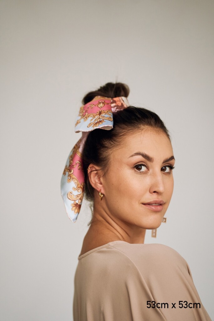 spadiora królewski błękit jedwabna apaszka