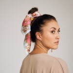 królewski błekit jedwana apaszka Spadiora