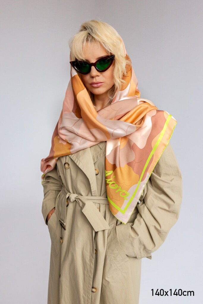 apaszka Spadiora jedwabna kamuflaż