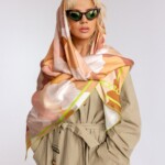 kamuflaż jedwabna apaszka Spadiora