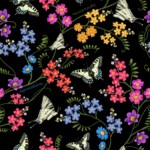 rozłąka Spadiora jedwabny wzór