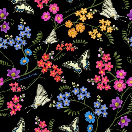 rozłąka Spadiora jedwabny wz&oacute;r