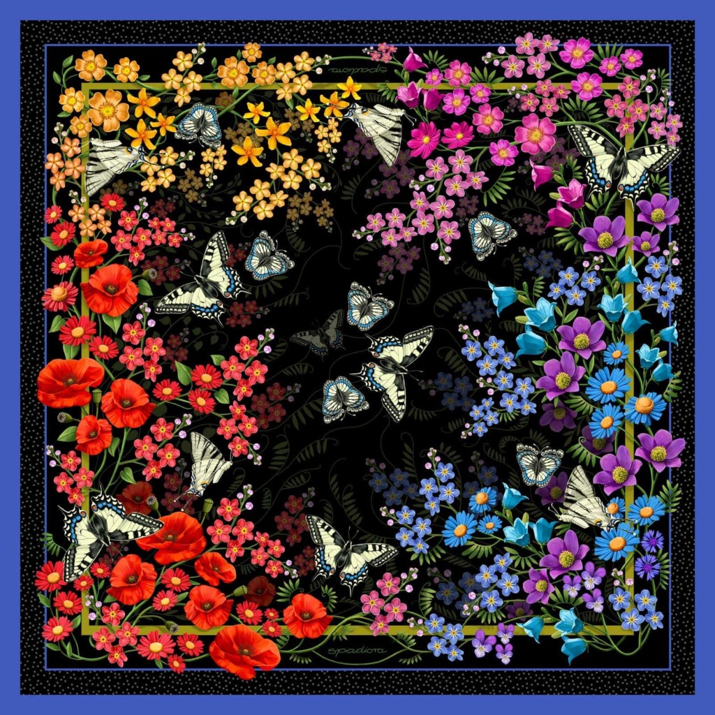 jedwabna apaszka rozłąka Spadiora