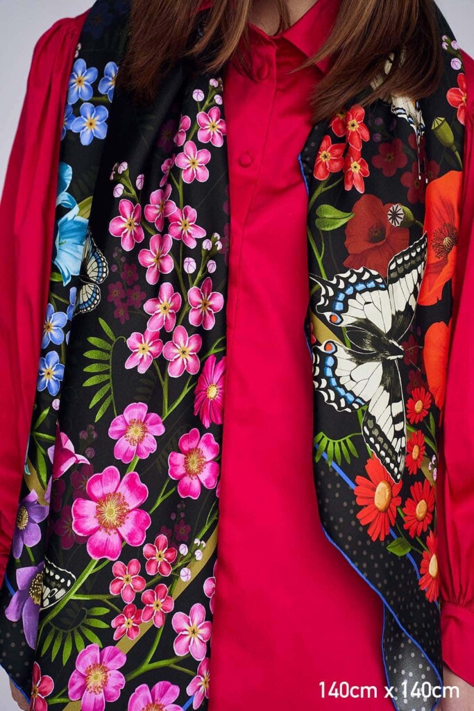 rozłąka jedwabna apaszka Spadiora