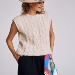 bando damski kapelusz beżowy Spadiora