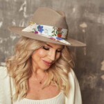 kapelusz vakero z jedwab szarfa Spadiora