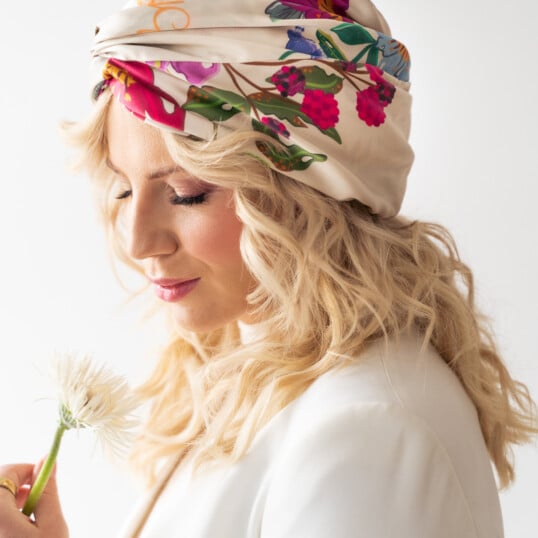 spadiora jedwabny turban dojrzałość premium