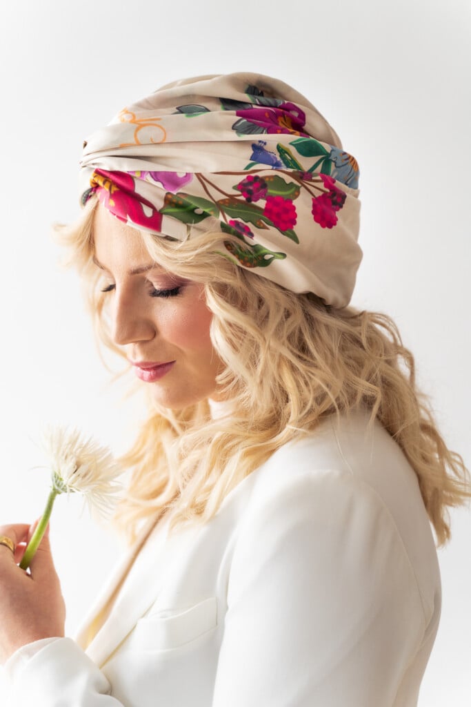 spadiora jedwabny turban dojrzałość premium