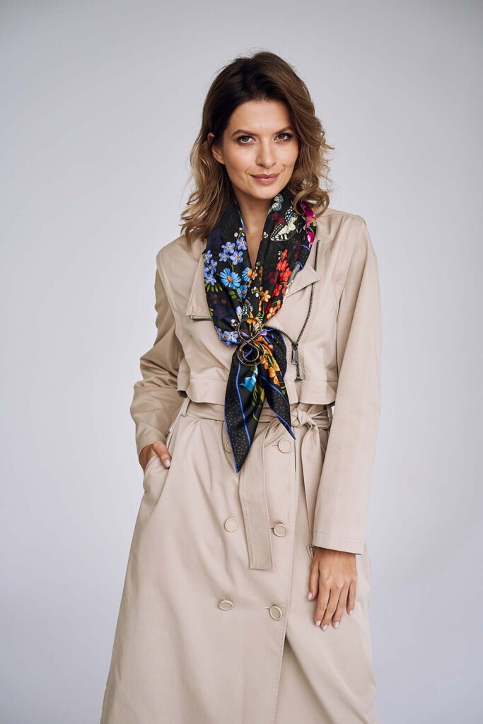 klamra spadiora do jedwabnych apaszek