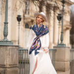 dwustronna Spadiora apaszka granat Konik mazurski