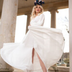 Spadiora jedwabna apaszka dwustronna Konik Mazurski