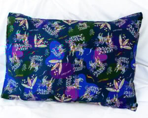 spadiora jedwabna poszewka konik mazurski granat