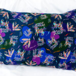 spadiora jedwabna poszewka konik mazurski granat