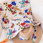 spadiora kapelusz z jedwabna szarfa worek do przechowywania